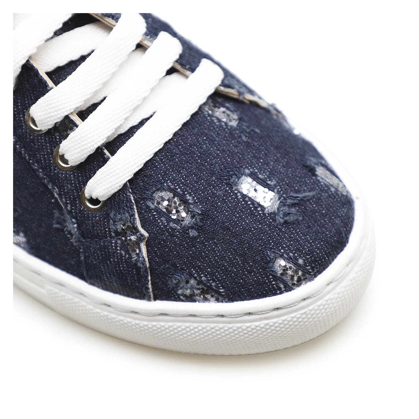 Tênis Feminino Tecido Jeans Azul