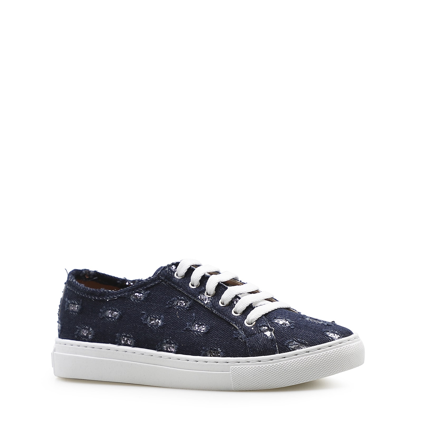 Tênis Feminino Tecido Jeans Azul