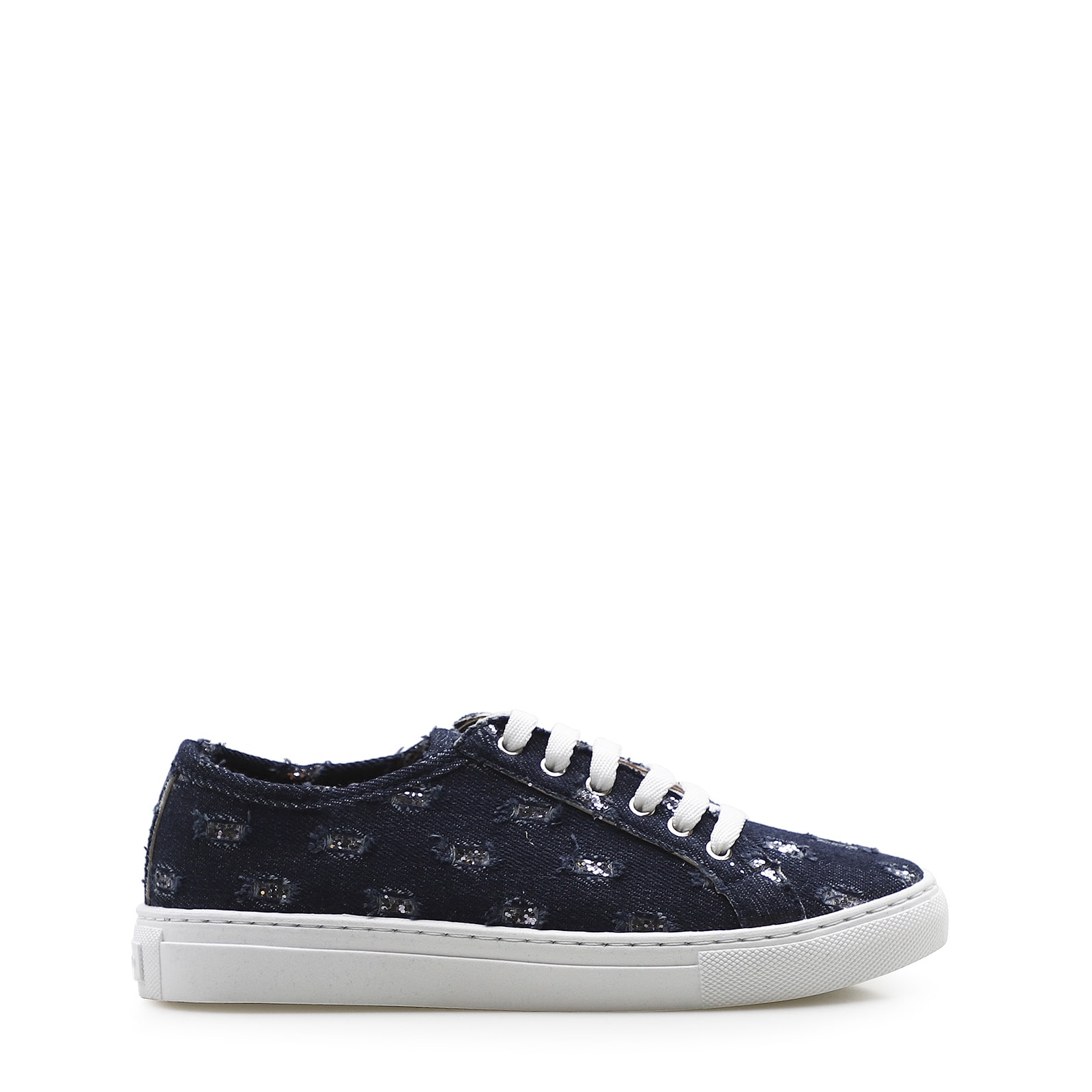 Tênis Feminino Tecido Jeans Azul
