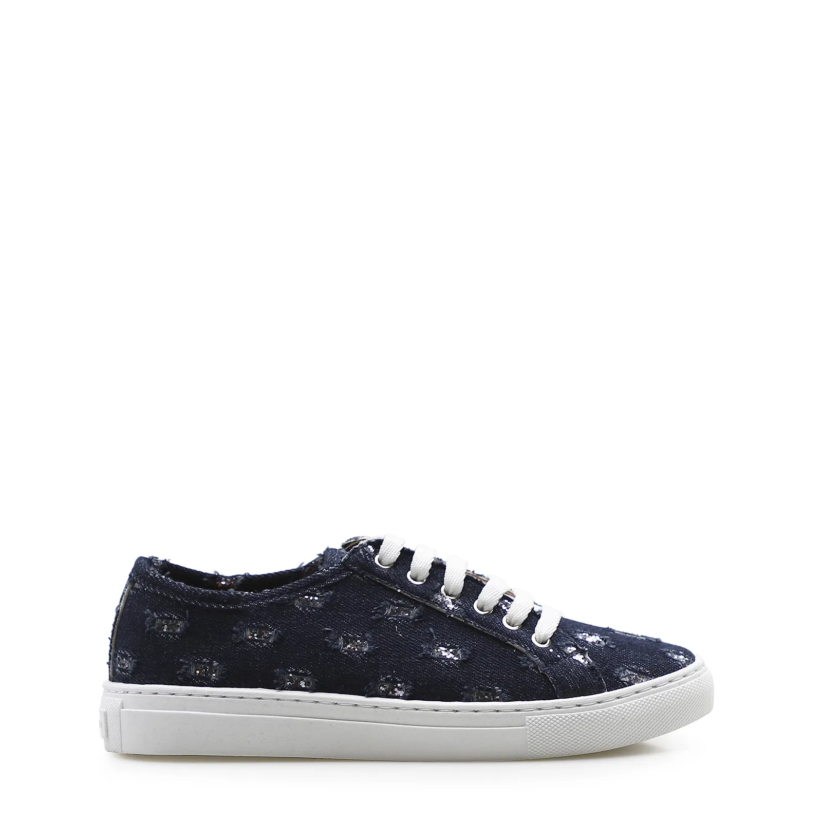 Tênis Feminino Tecido Jeans Azul