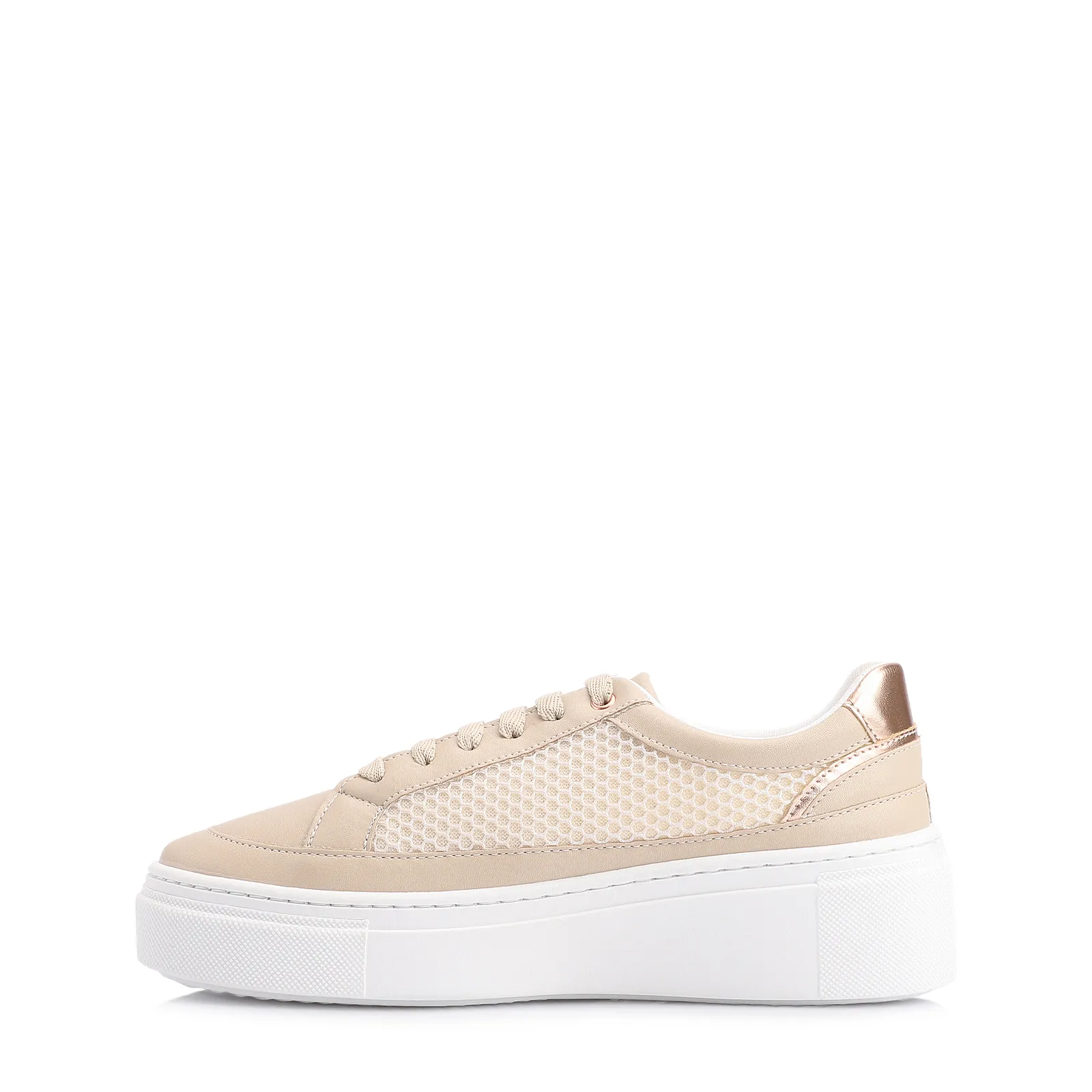 Tênis Flatform Alt Bege