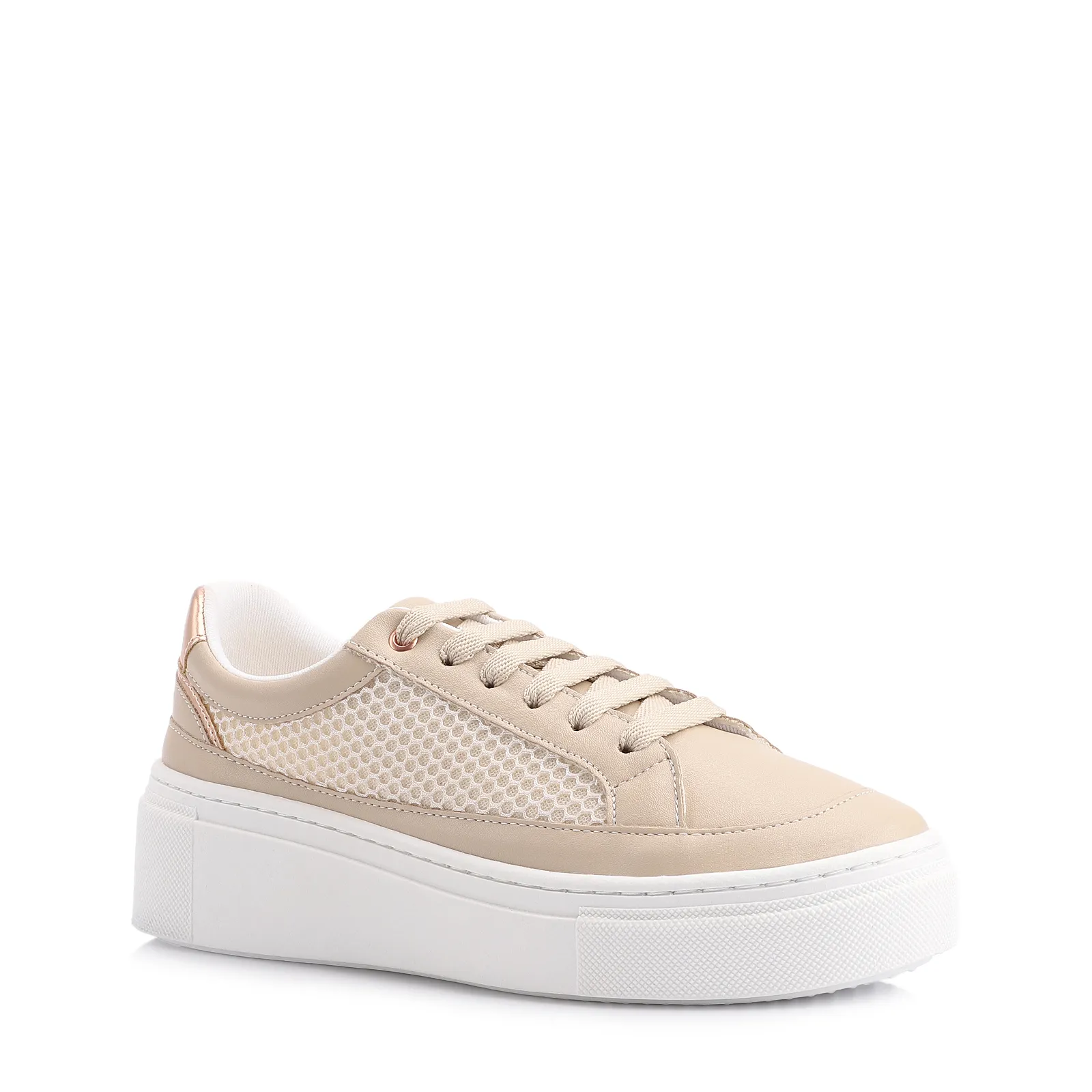 Tênis Flatform Alt Bege