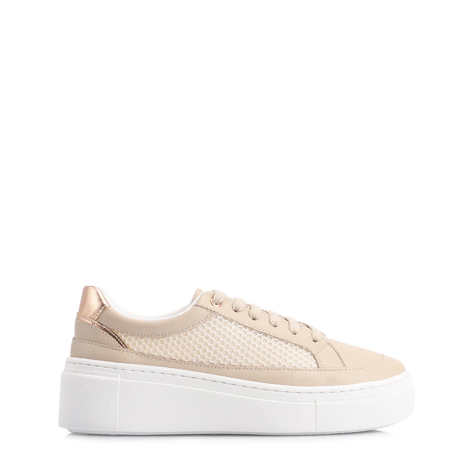 Tênis Flatform Alt Bege