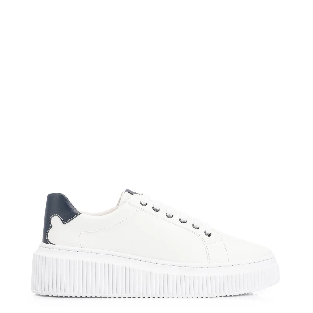 Tênis Flatform Alt Branco/Azul - imagem 3