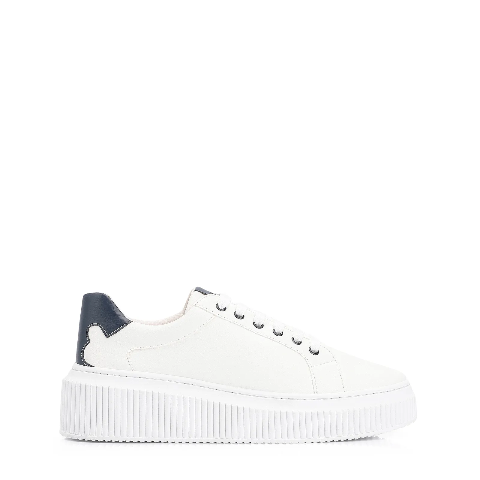 Tênis Flatform Alt Branco/Azul