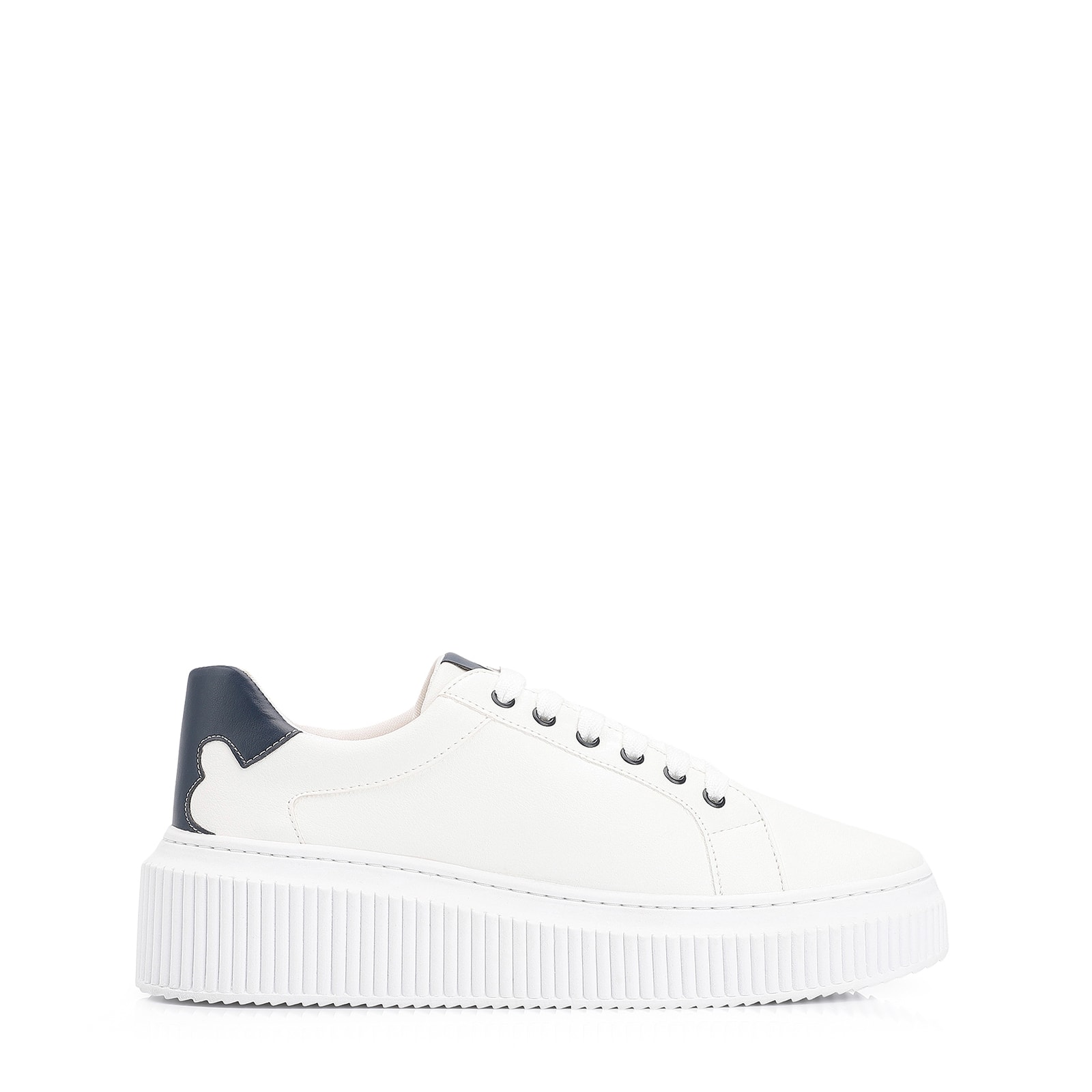 Tênis Flatform Alt Branco/Azul