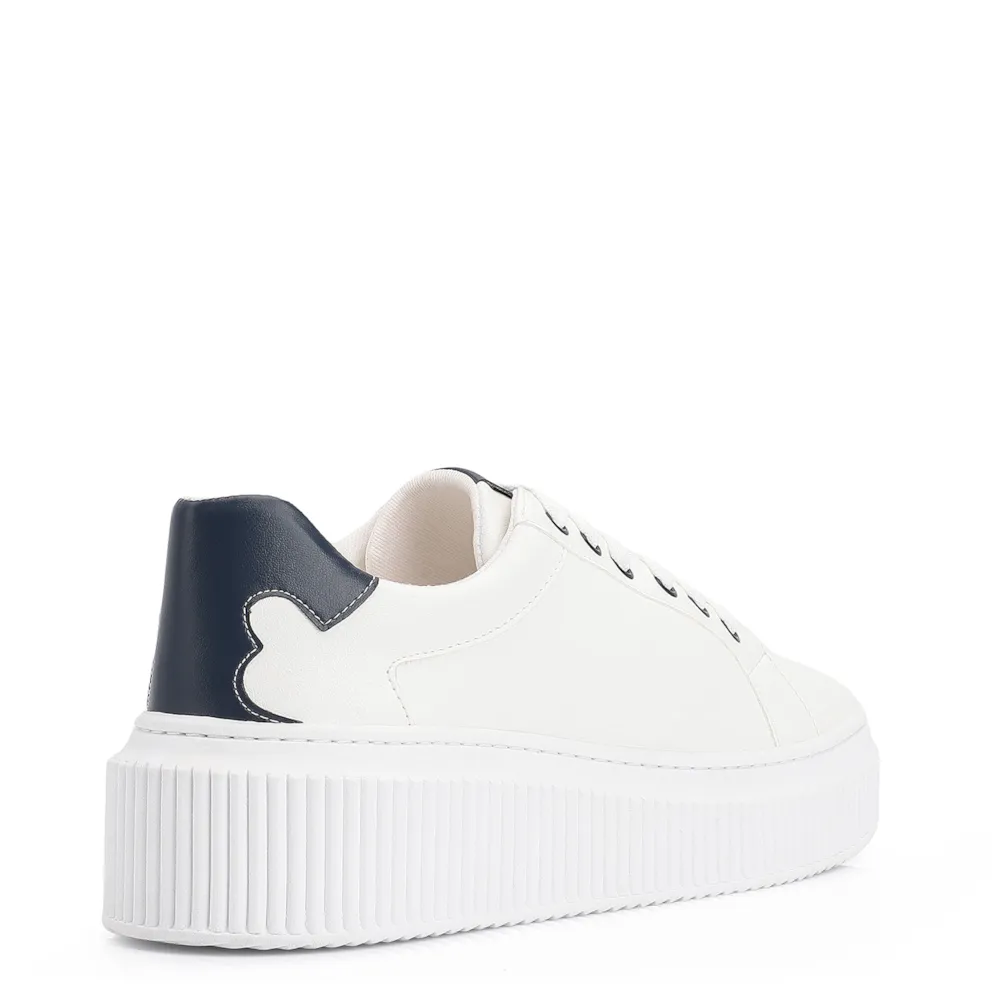 Tênis Flatform Alt Branco/Azul - imagem 4