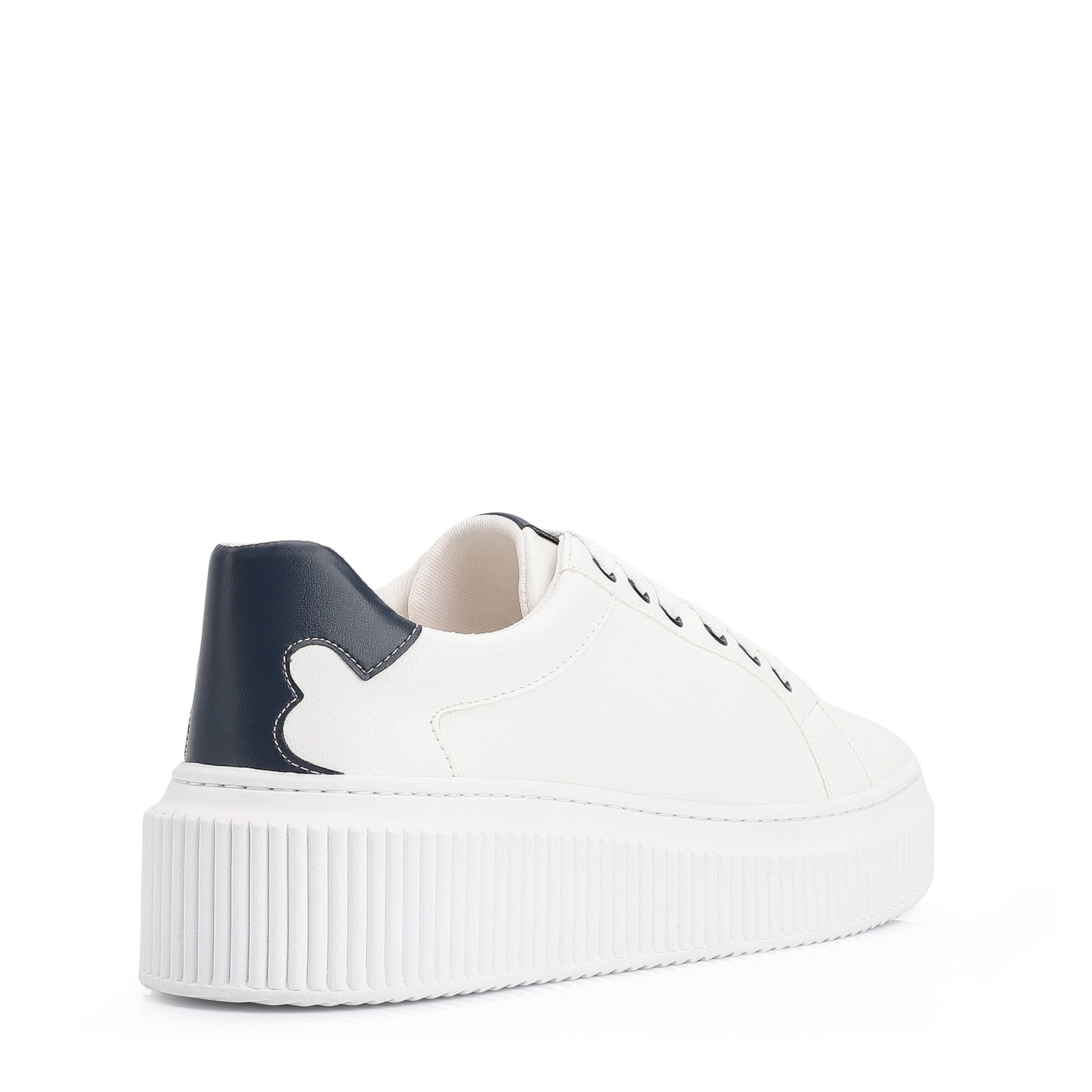 Tênis Flatform Alt Branco/Azul