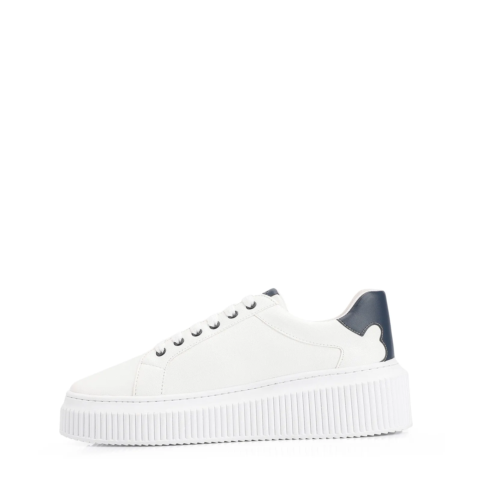 Tênis Flatform Alt Branco/Azul