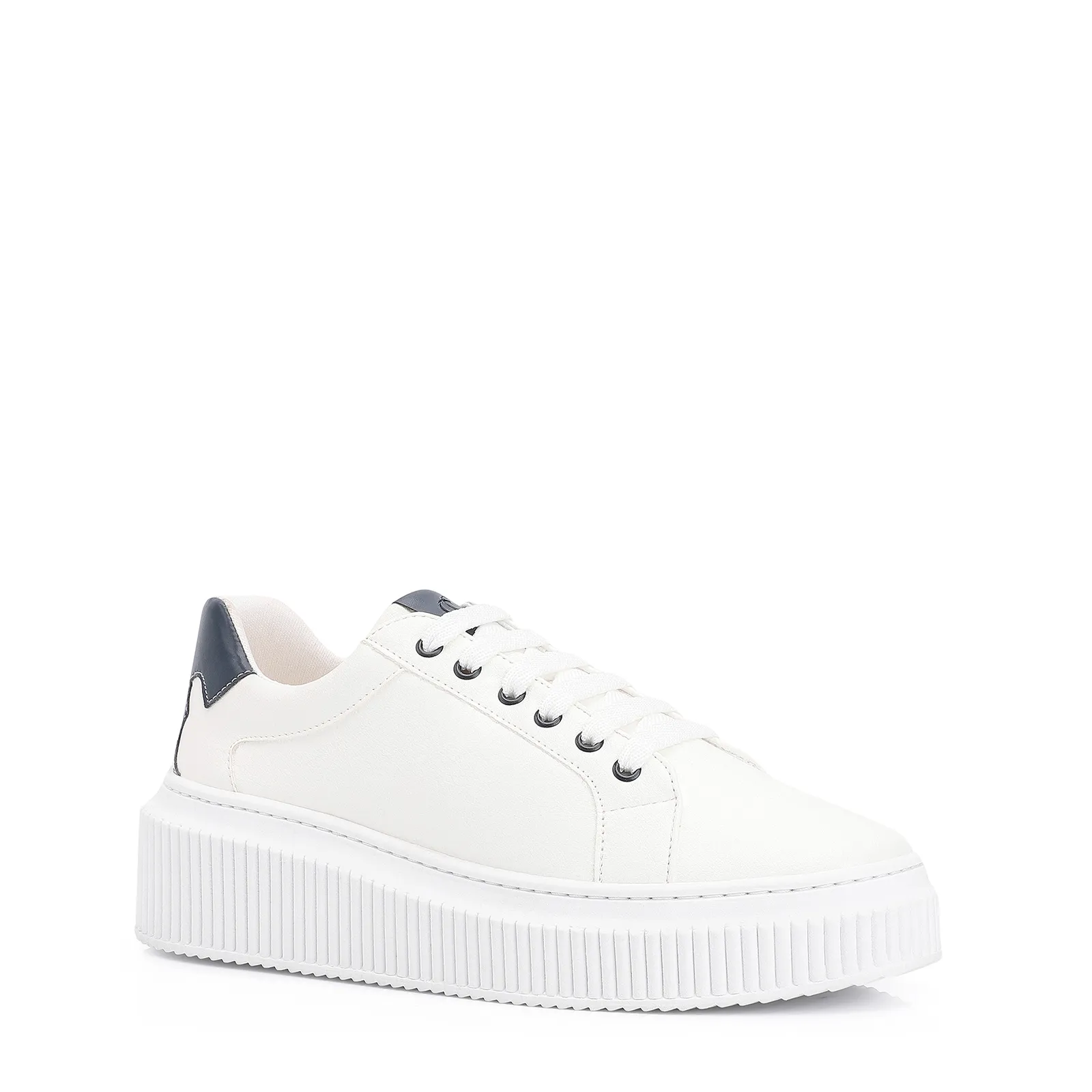 Tênis Flatform Alt Branco/Azul