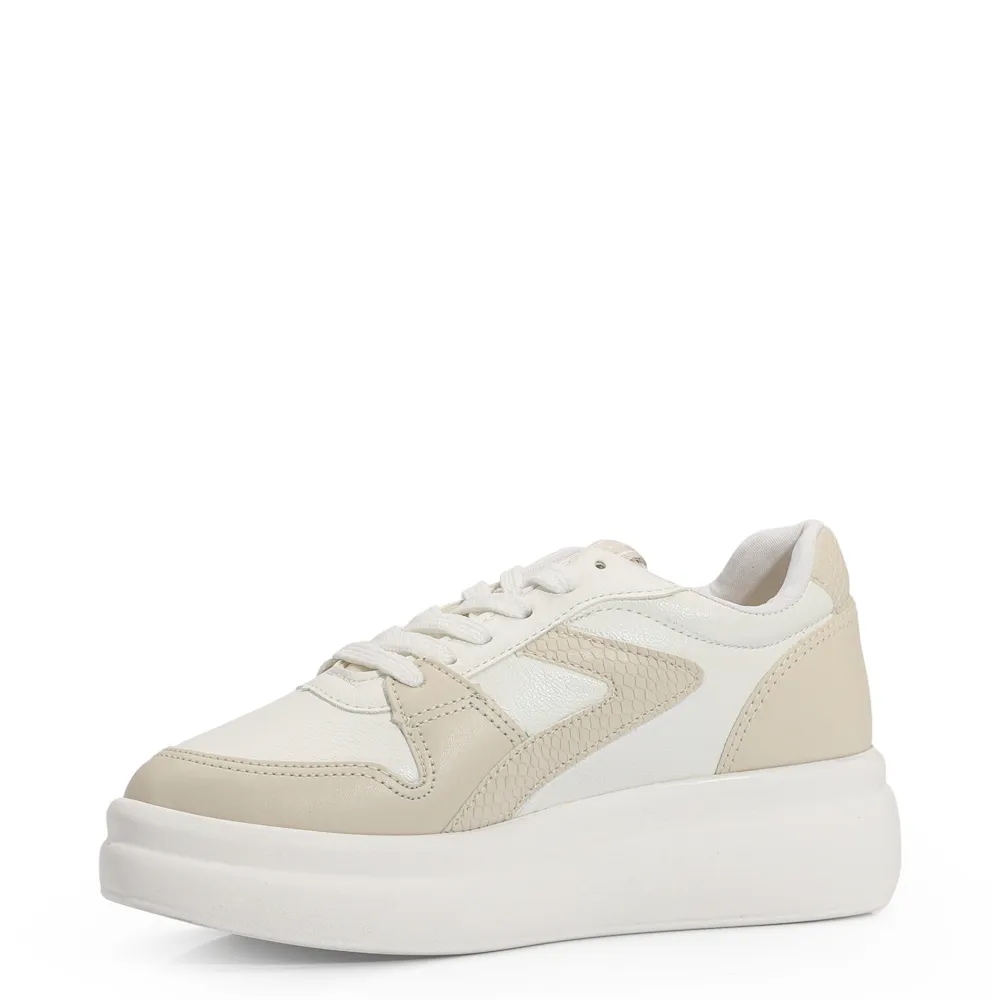 Tênis Flatform Alt Branco/Bege - imagem 4