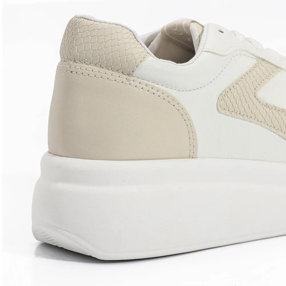 Tênis Flatform Alt Branco/Bege - imagem 7