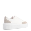 Tênis Flatform Alt Branco/Camurça Cinza - imagem 3