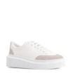 Tênis Flatform Alt Branco/Camurça Cinza - imagem 1