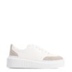 Tênis Flatform Alt Branco/Camurça Cinza - imagem 2