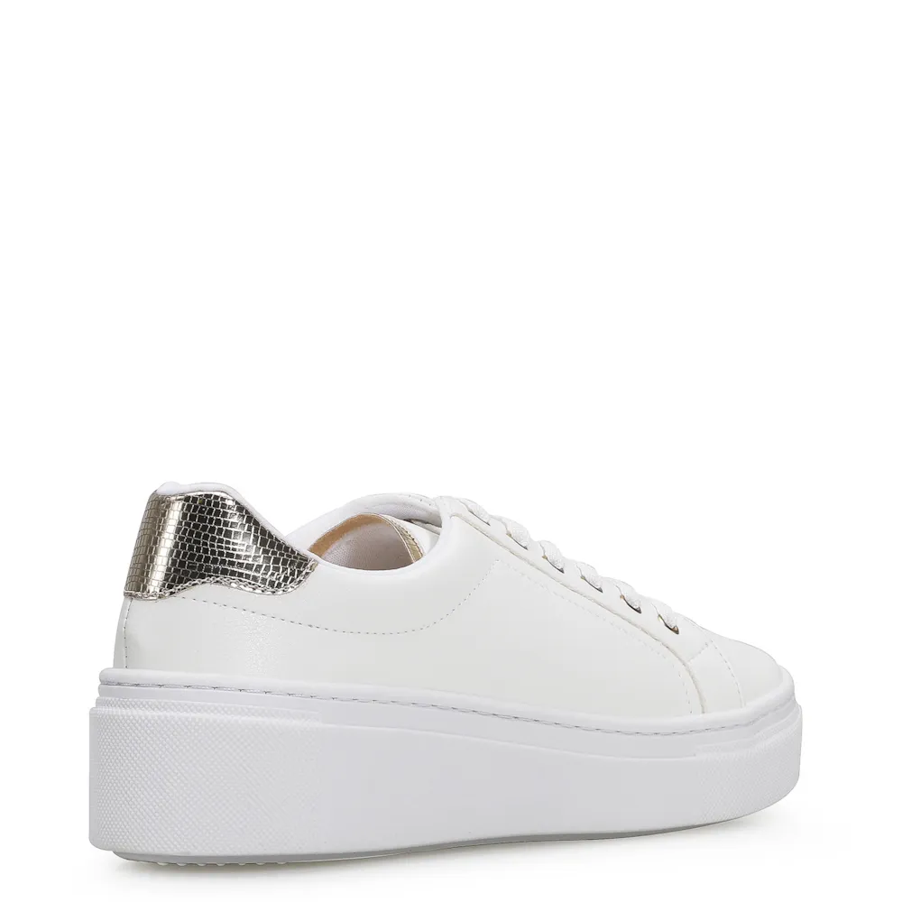 Tênis Flatform Alt Branco/Dourado - imagem 4