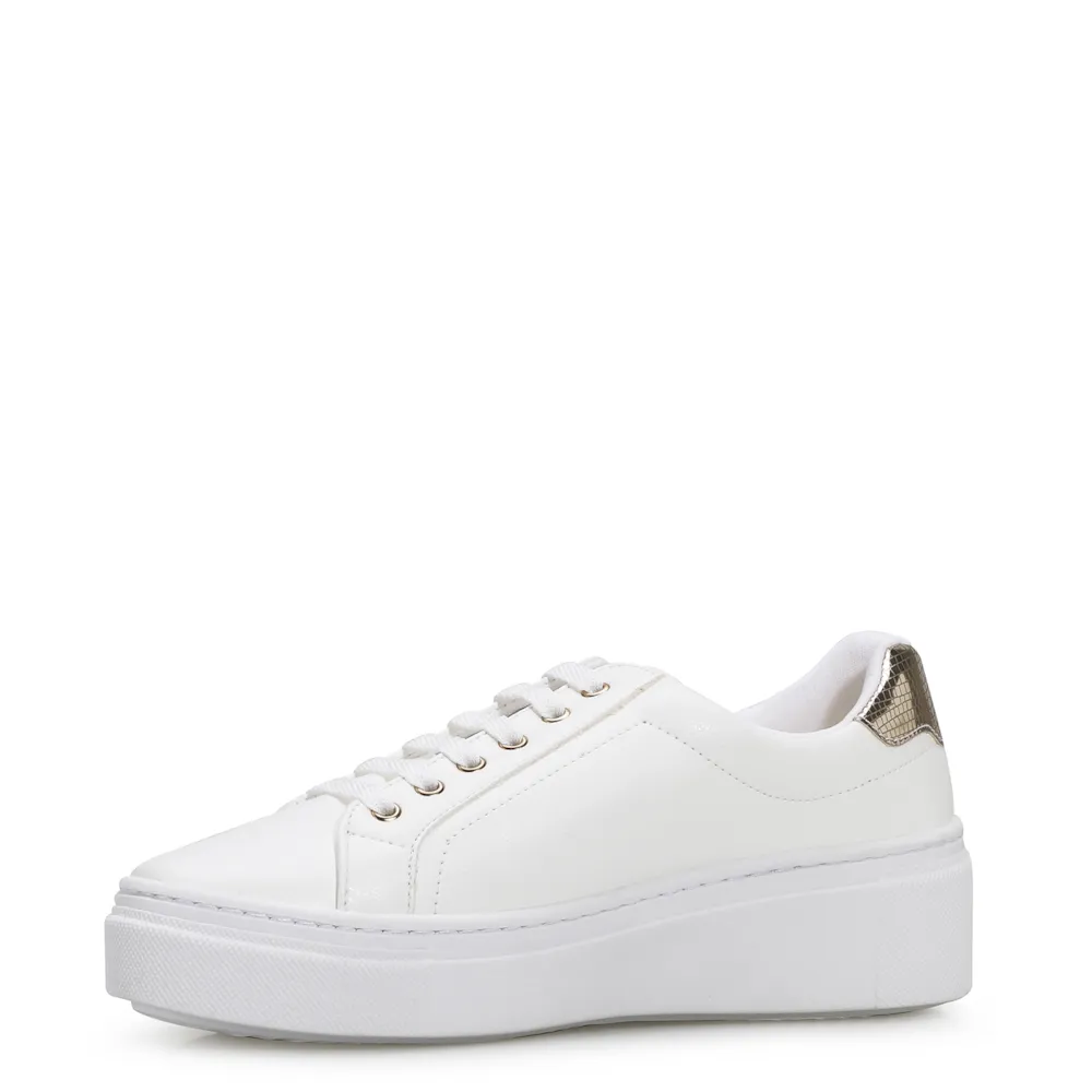 Tênis Flatform Alt Branco/Dourado - imagem 5