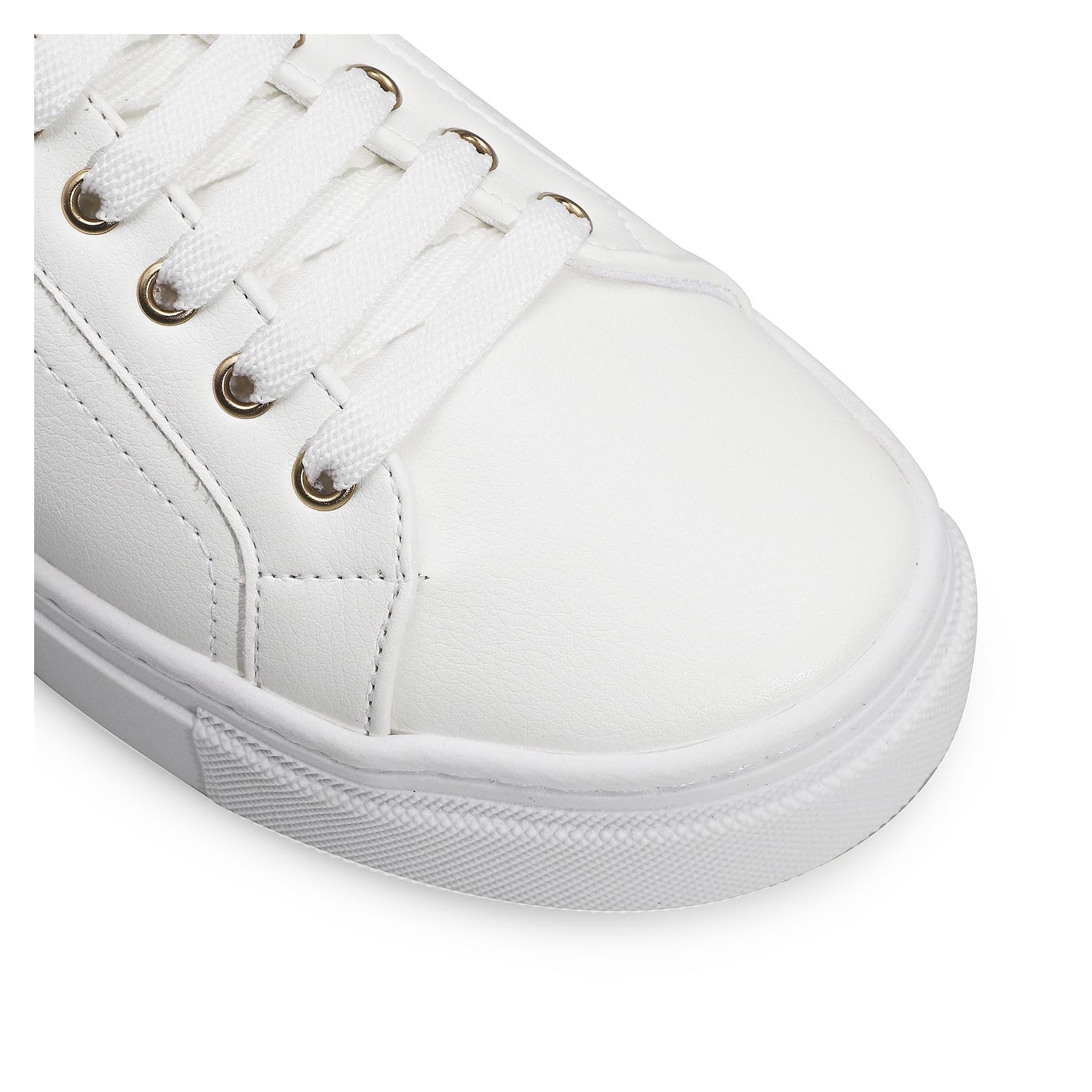 Tênis Flatform Alt Branco/Dourado