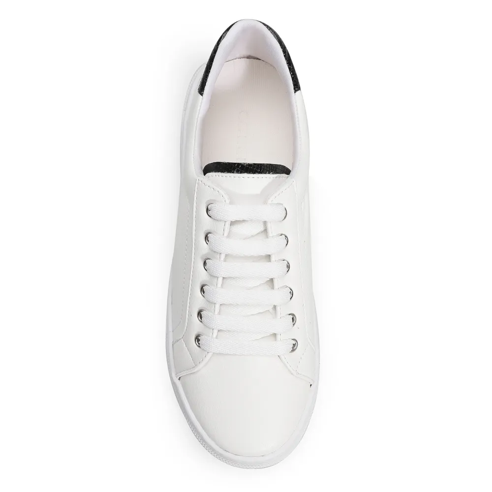 Tênis Flatform Alt Branco/Lezard Preto - imagem 5