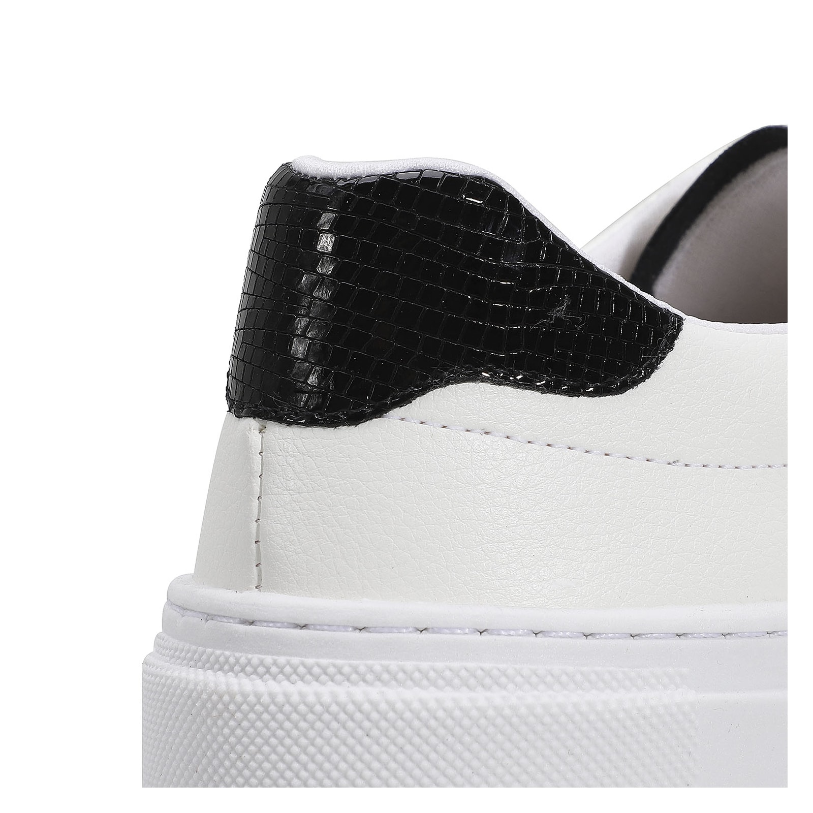 Tênis Flatform Alt Branco/Lezard Preto