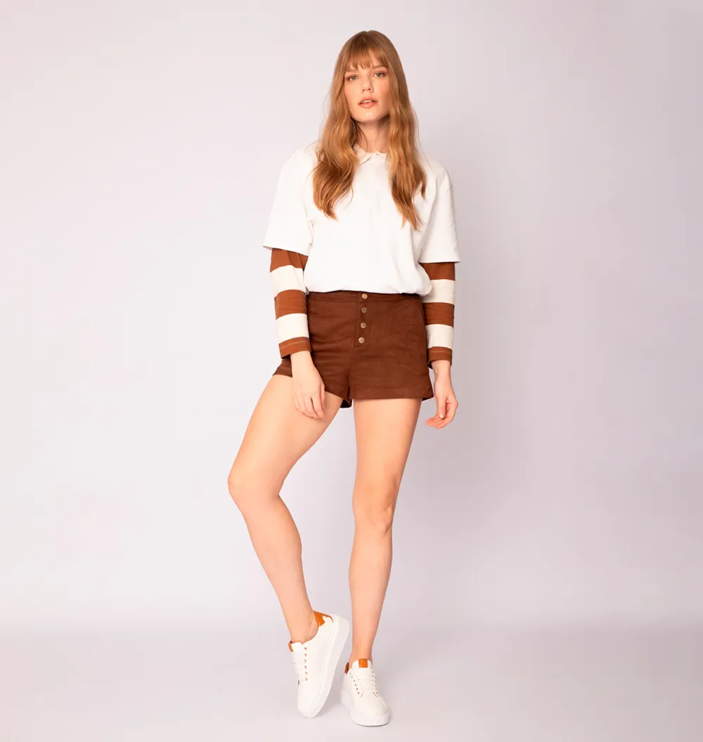 Tênis Flatform Alt Branco/Marrom - imagem 8