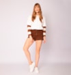 Tênis Flatform Alt Branco/Marrom - imagem 8
