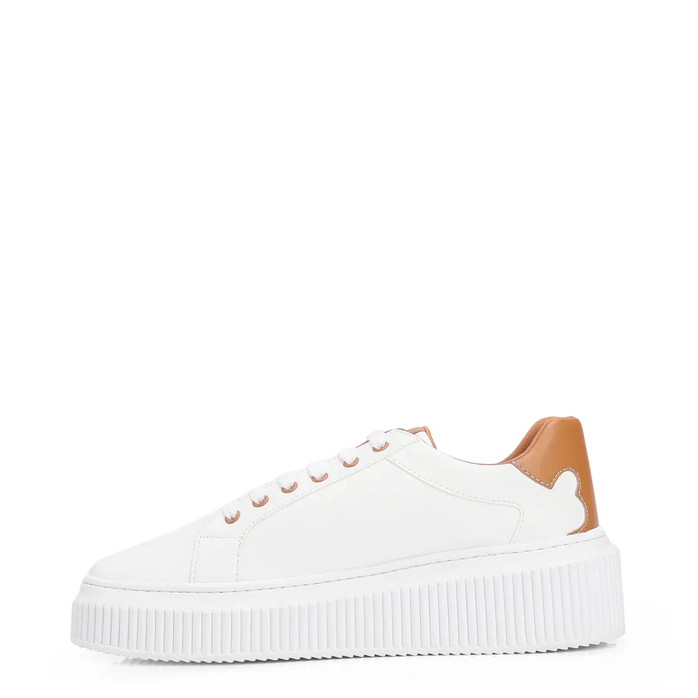 Tênis Flatform Alt Branco/Marrom - imagem 5