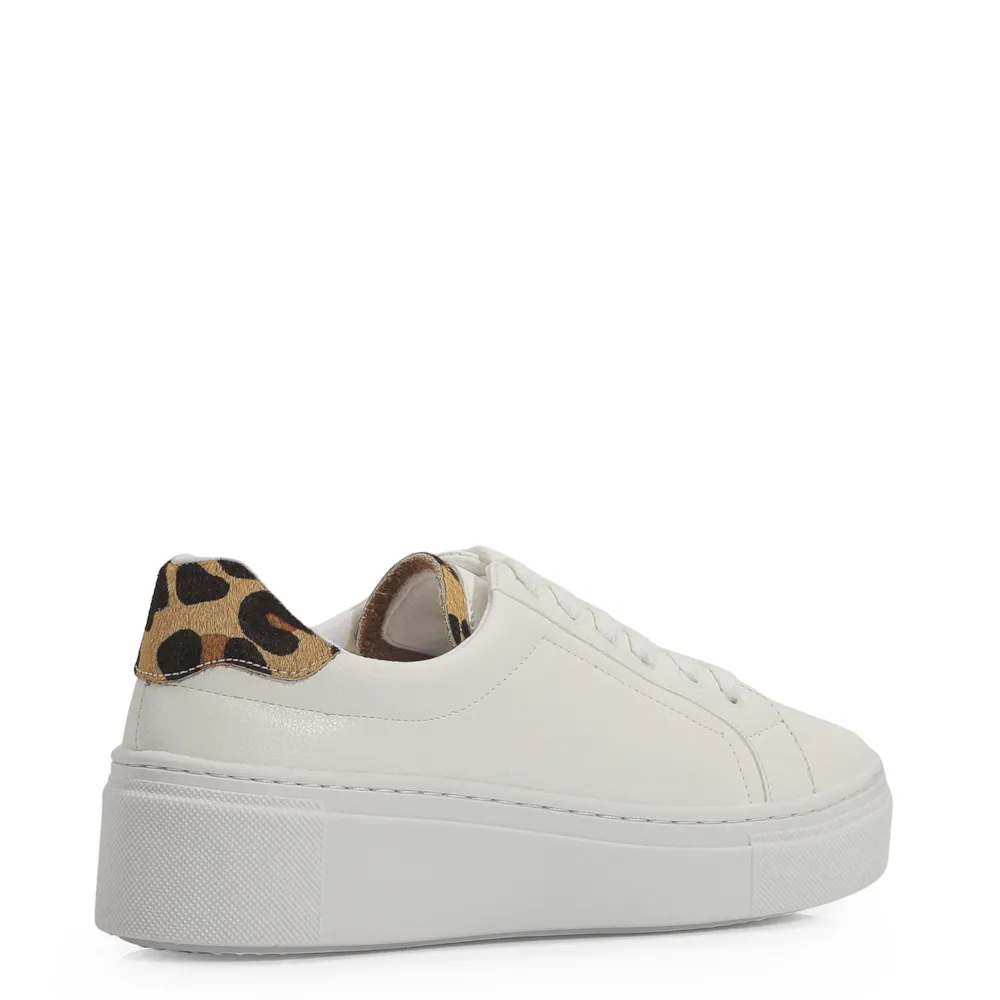 Tênis Flatform Alt Branco/Onça - imagem 3