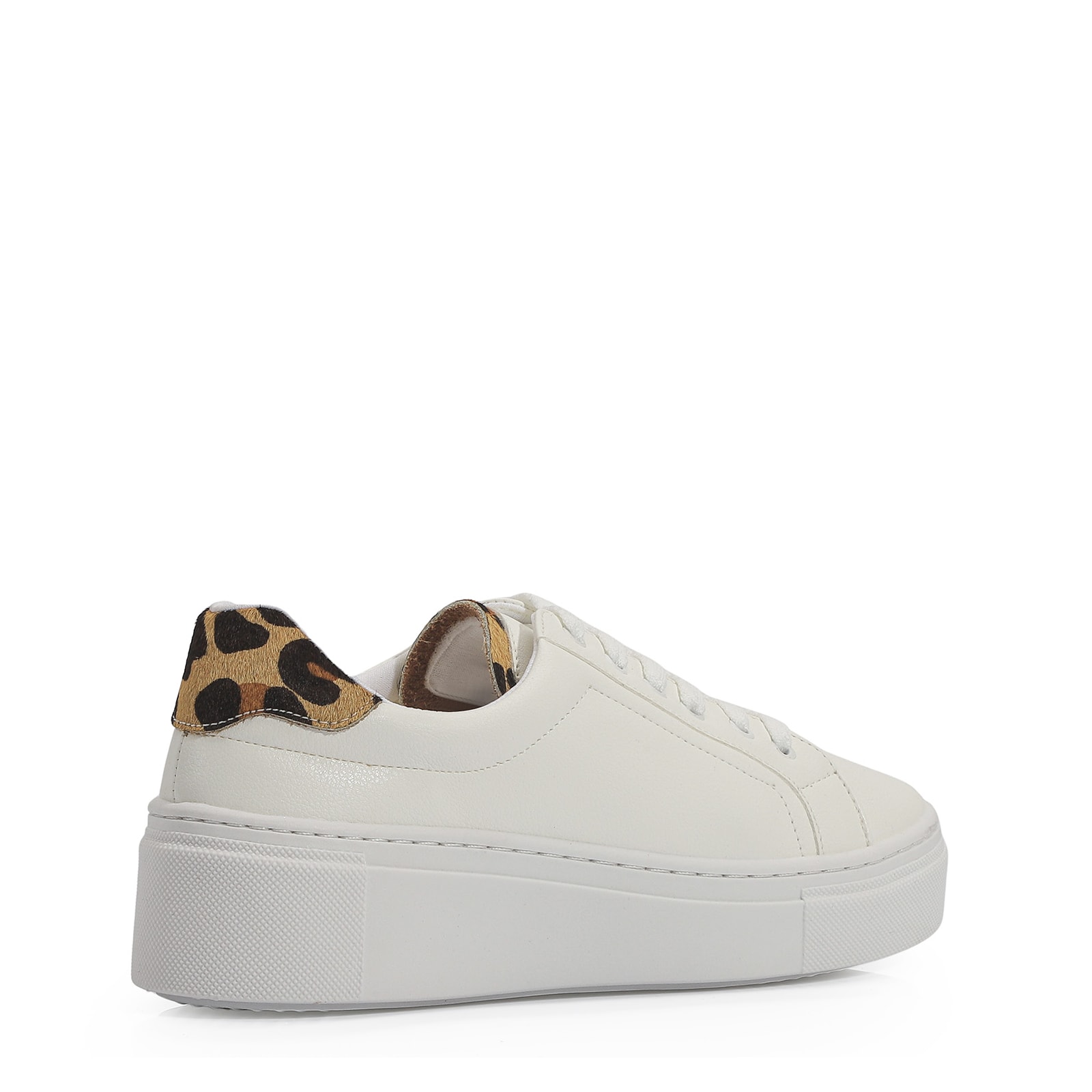 Tênis Flatform Alt Branco/Onça