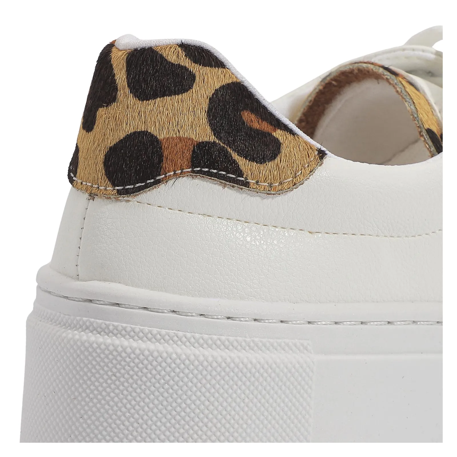 Tênis Flatform Alt Branco/Onça