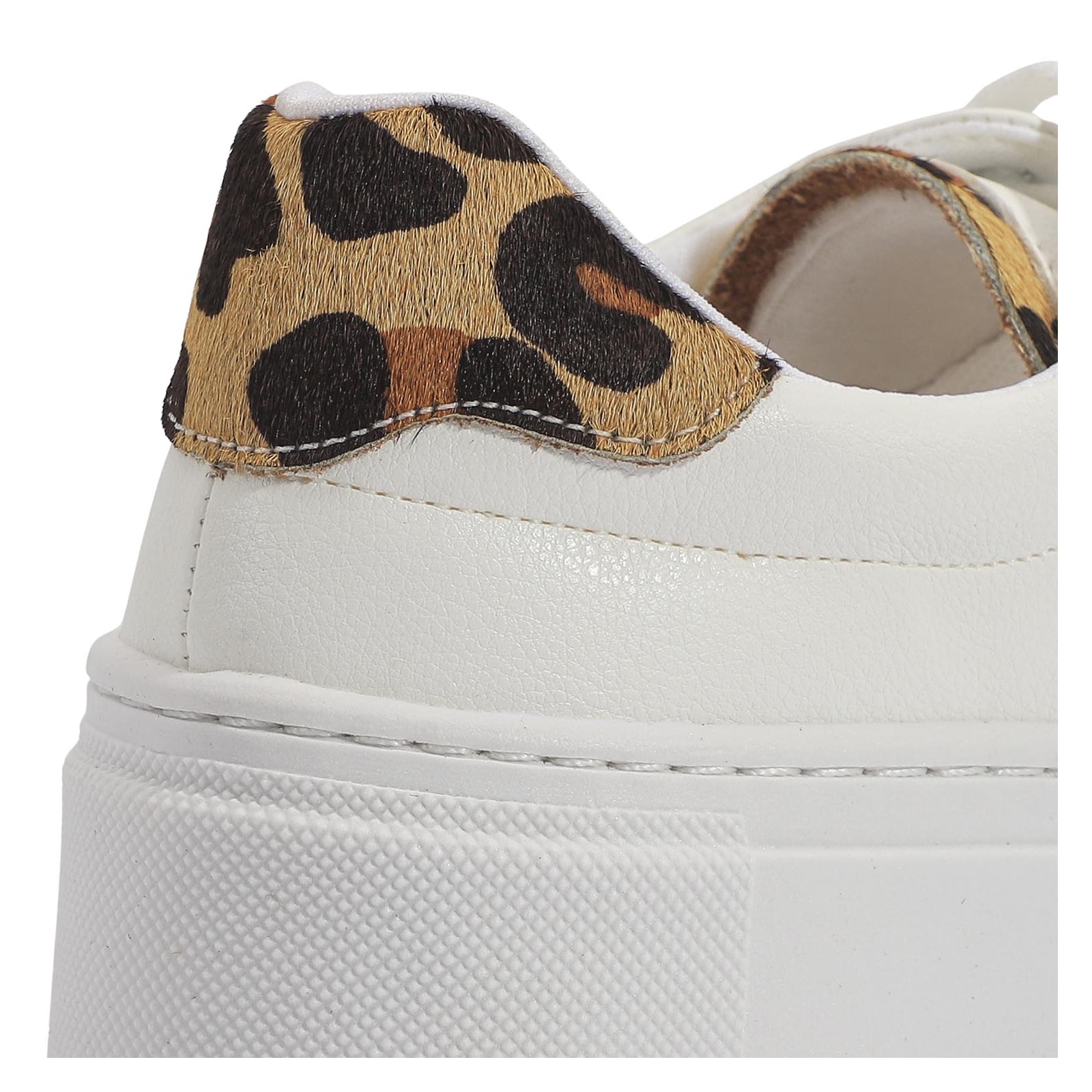 Tênis Flatform Alt Branco/Onça