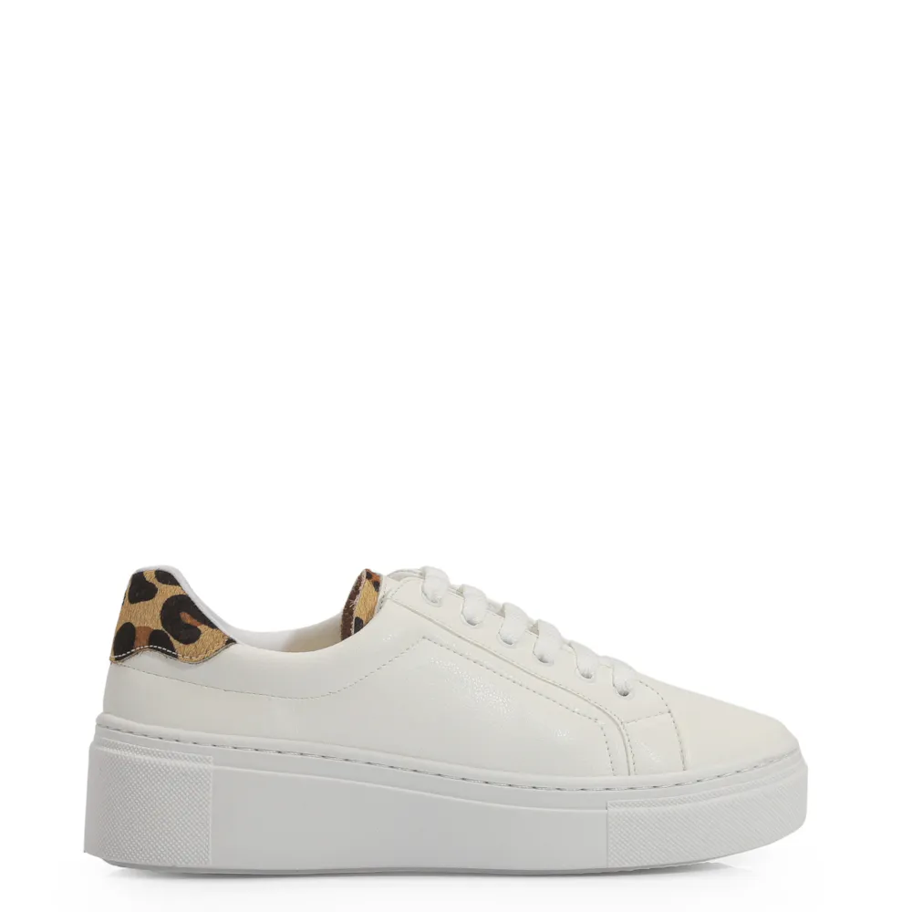Tênis Flatform Alt Branco/Onça - imagem 2