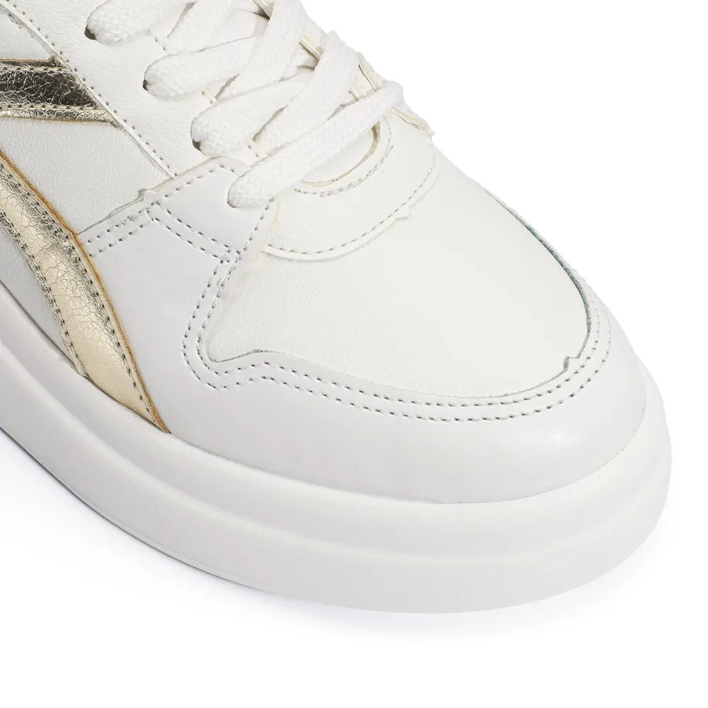 Tênis Flatform Alt Branco/Ouro - imagem 5