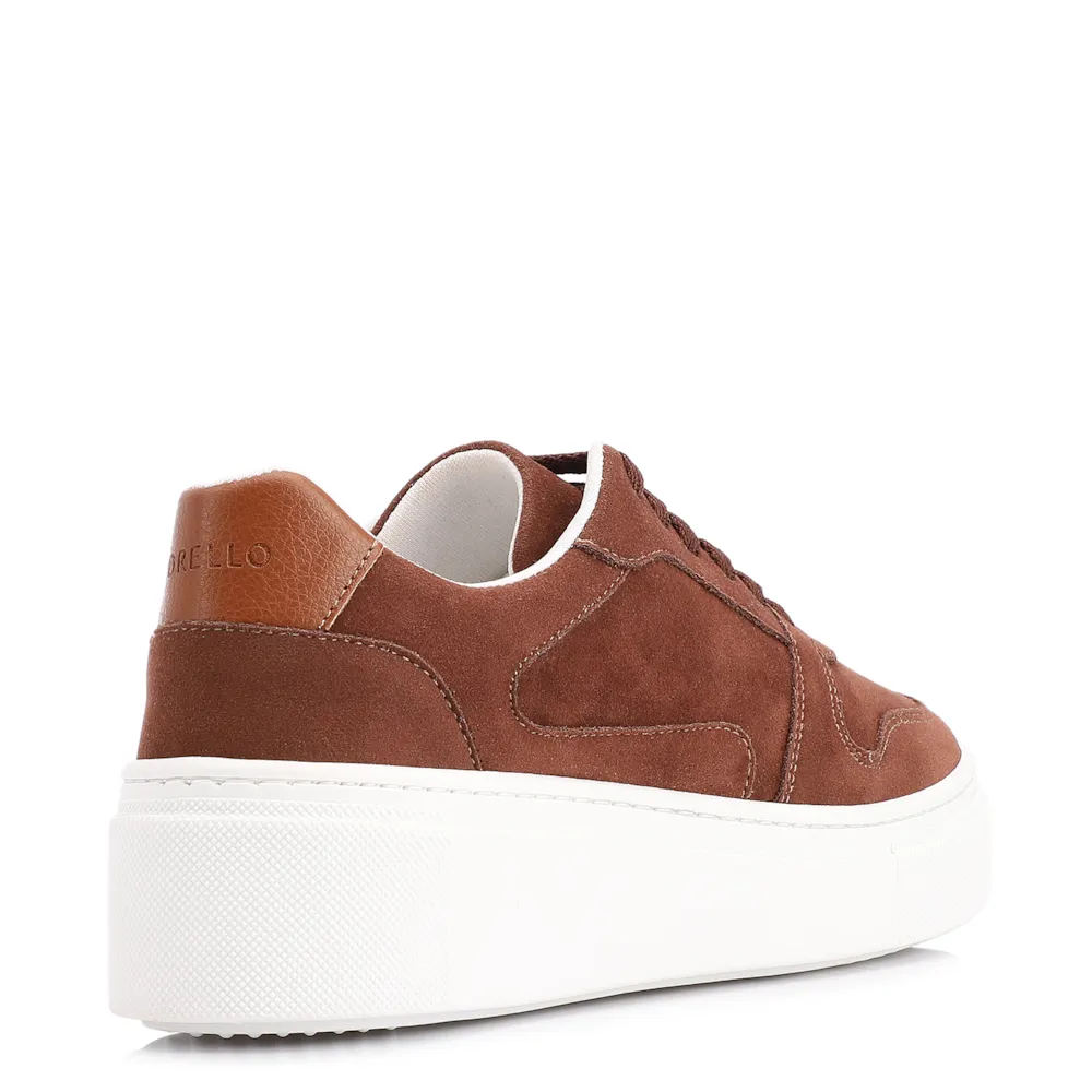 Tênis Flatform Alt Camurça Marrom Escuro - imagem 3