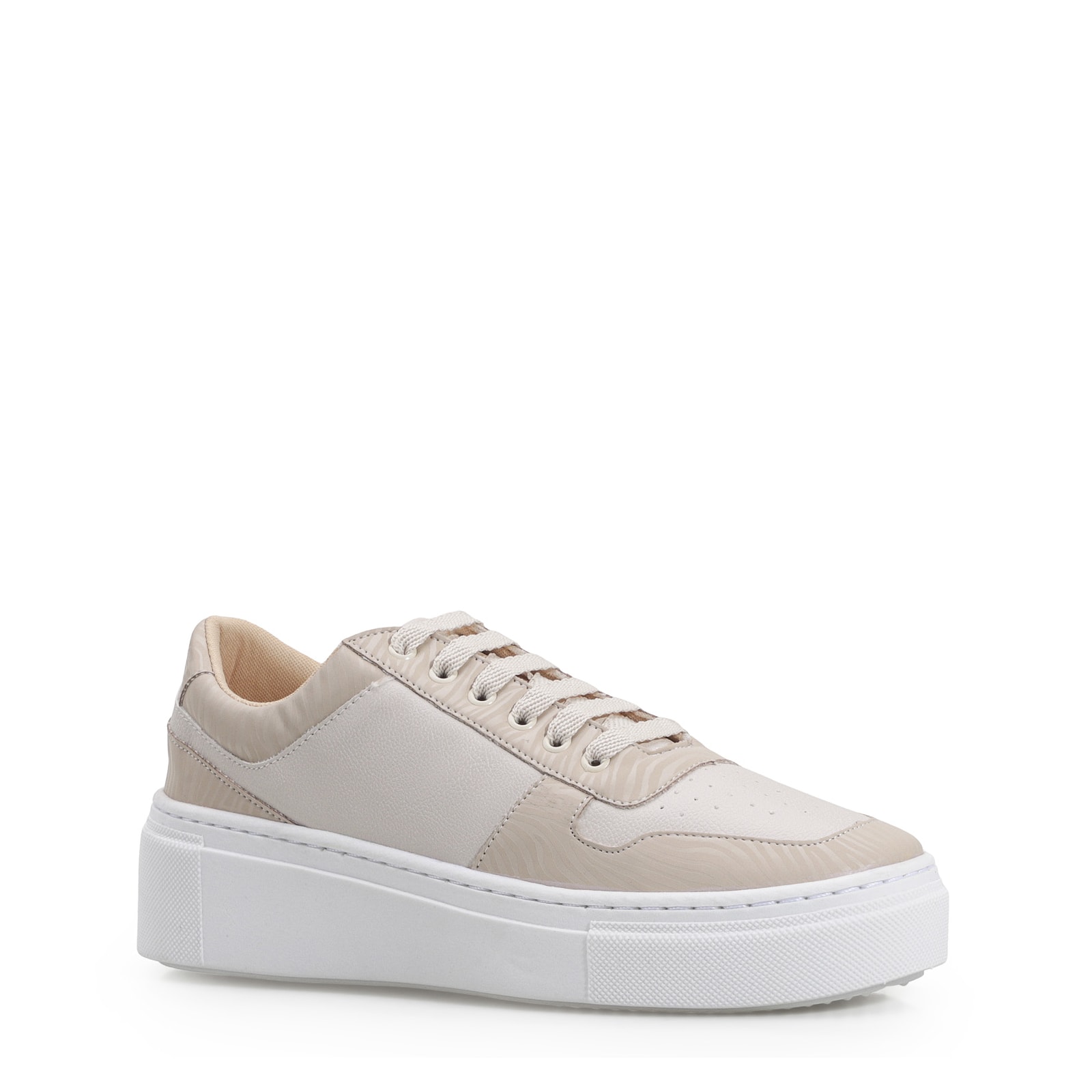 Tênis Flatform Alt Off White/Bege