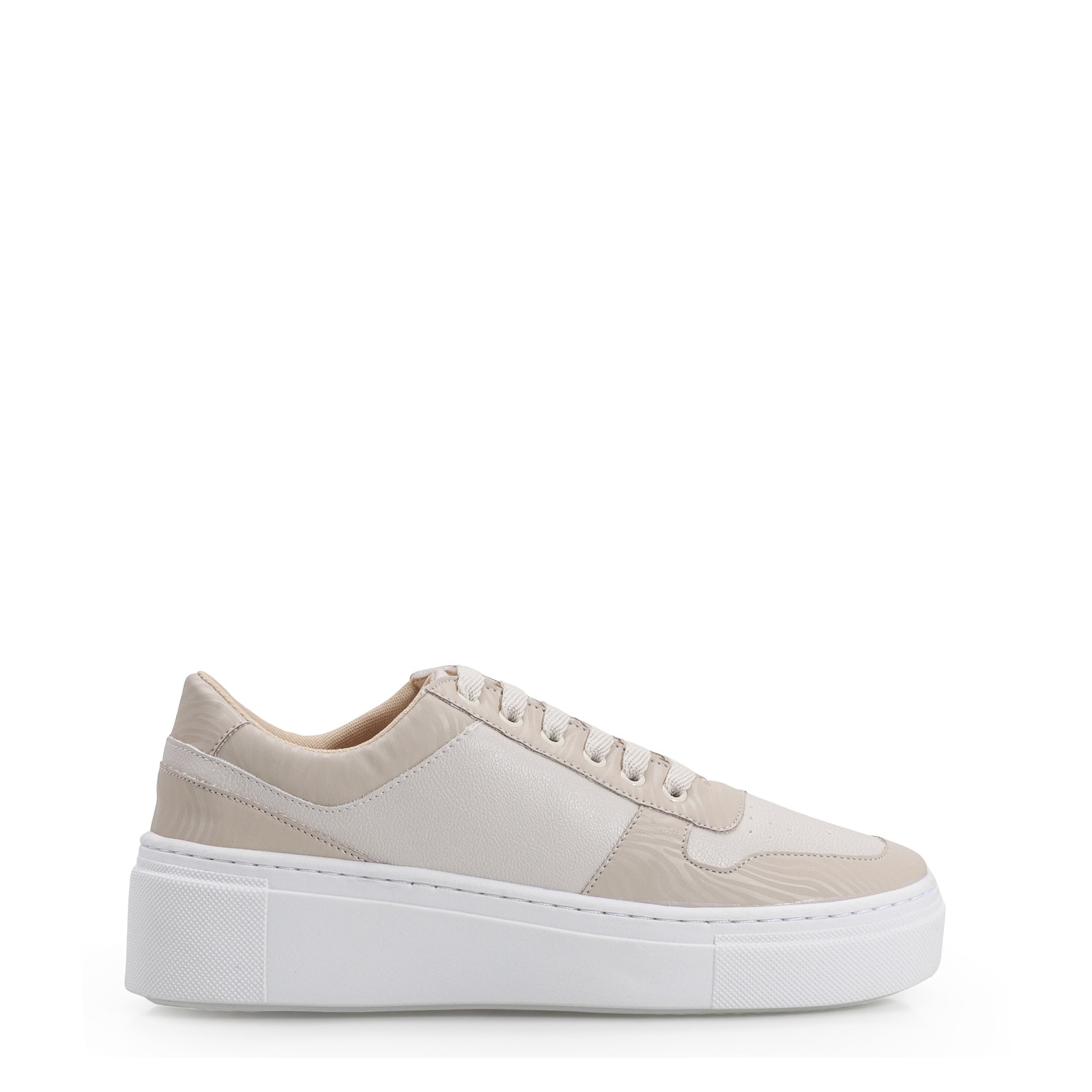 Tênis Flatform Alt Off White/Bege