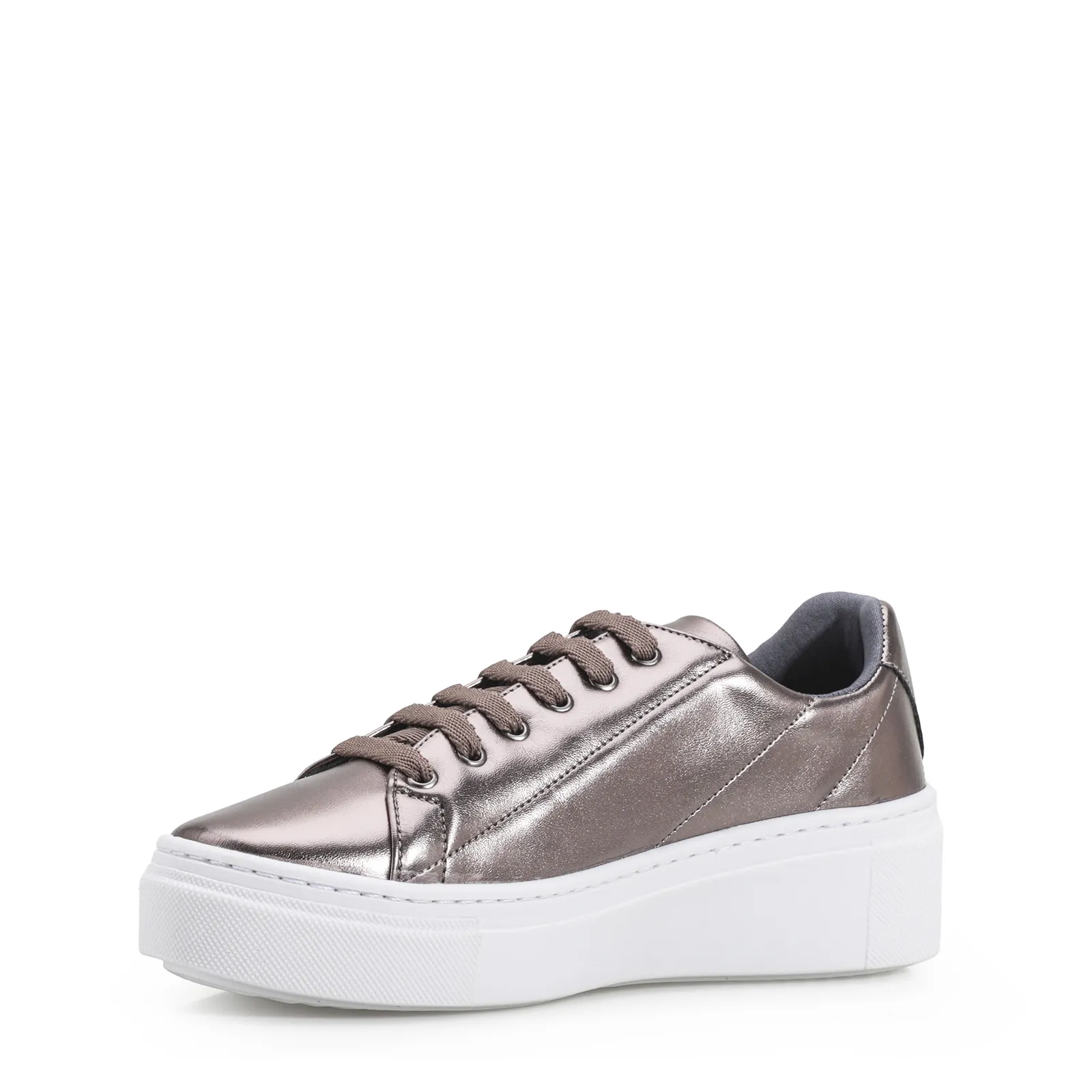 Tênis Flatform Alt Prata