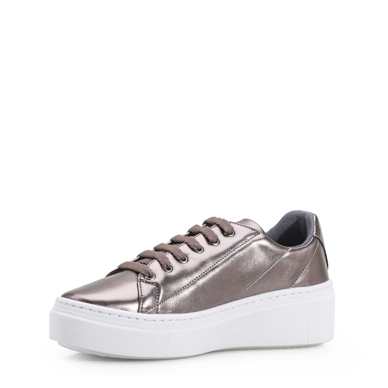 Tênis Flatform Alt Prata