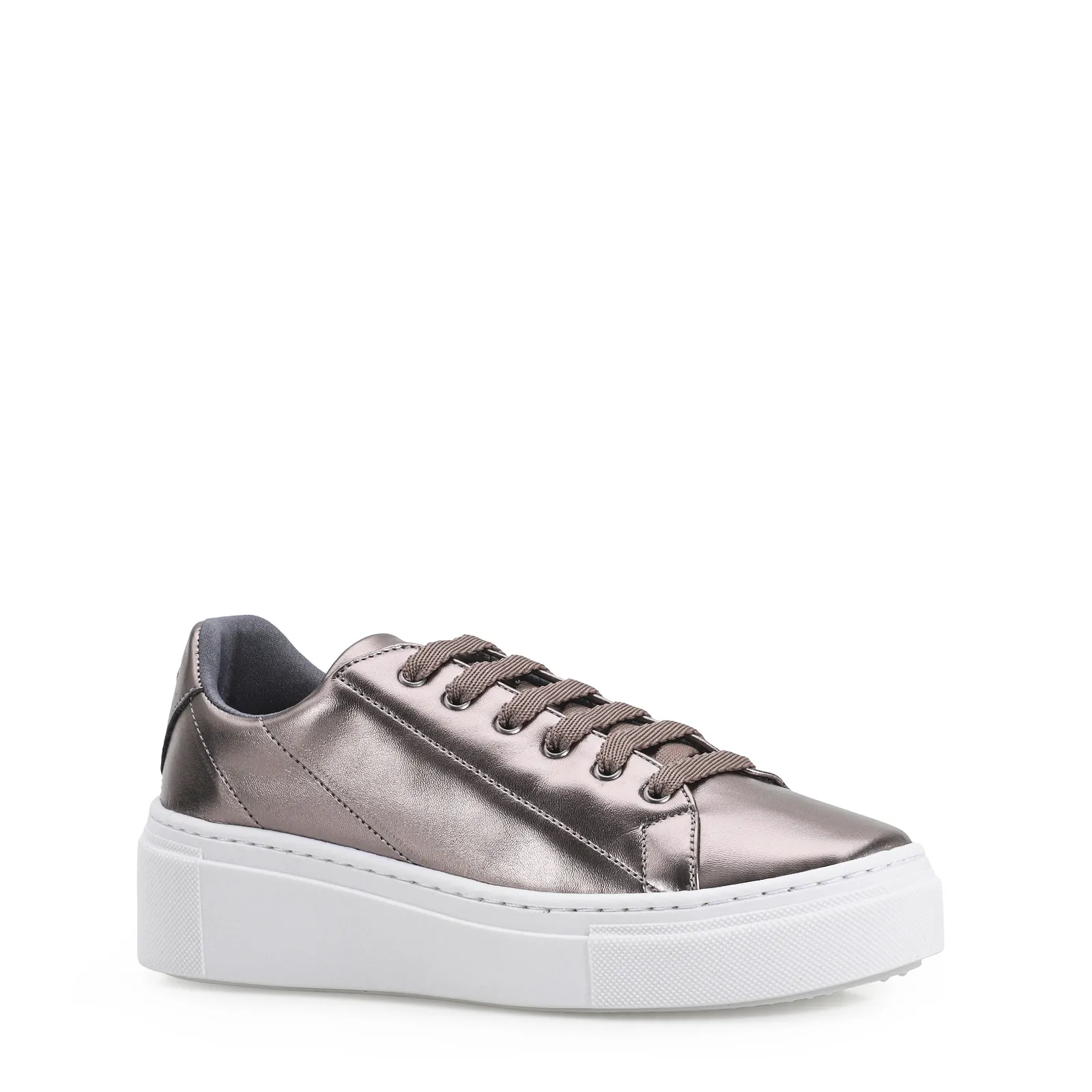 Tênis Flatform Alt Prata