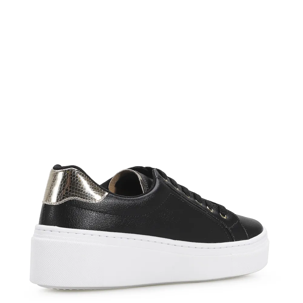 Tênis Flatform Alt Preto/Lezard Dourado - imagem 4