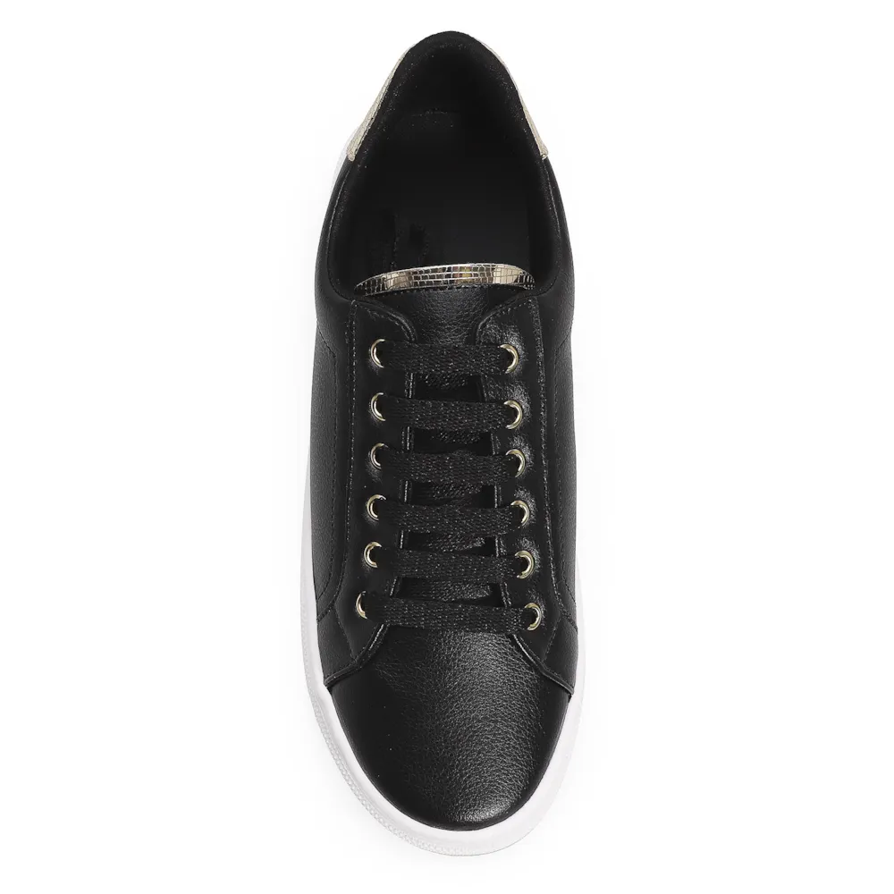 Tênis Flatform Alt Preto/Lezard Dourado - imagem 6