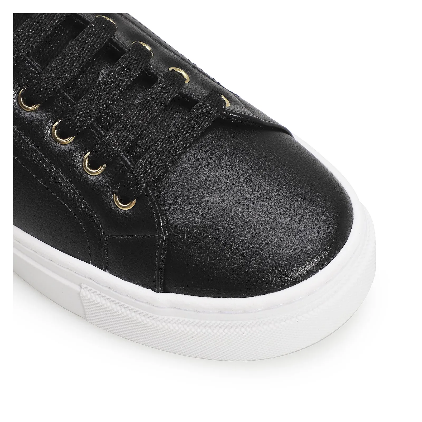 Tênis Flatform Alt Preto/Lezard Dourado