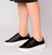 Tênis Flatform Alt Preto/Lezard Prata - imagem 2