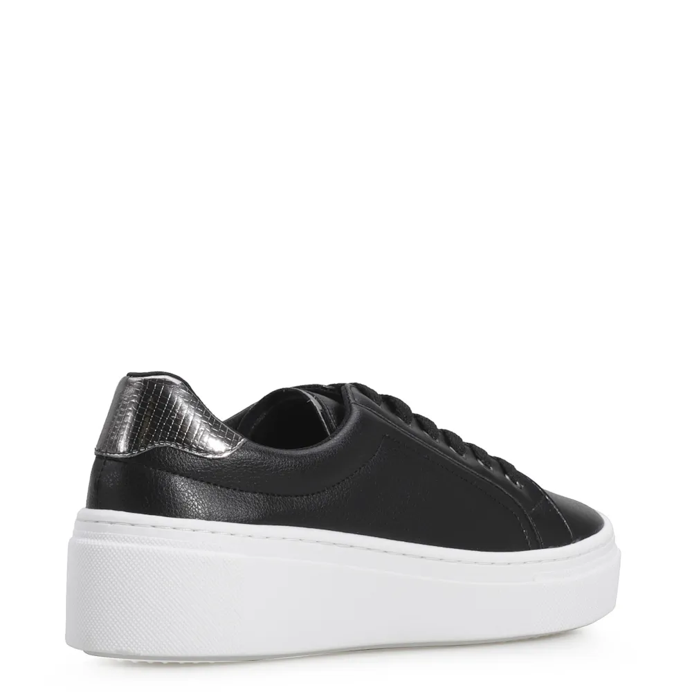 Tênis Flatform Alt Preto/Lezard Prata - imagem 4
