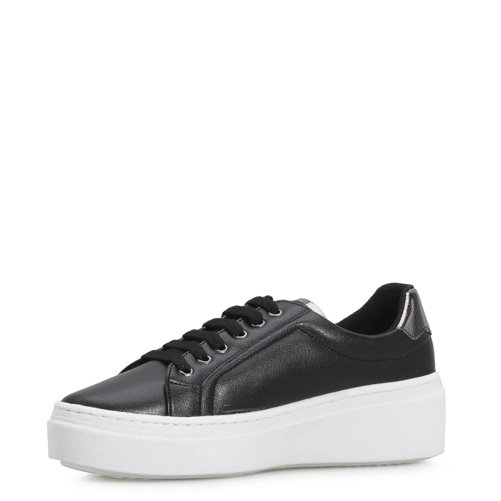 Tênis Flatform Alt Preto/Lezard Prata - imagem 5
