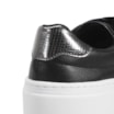 Tênis Flatform Alt Preto/Lezard Prata - imagem 8
