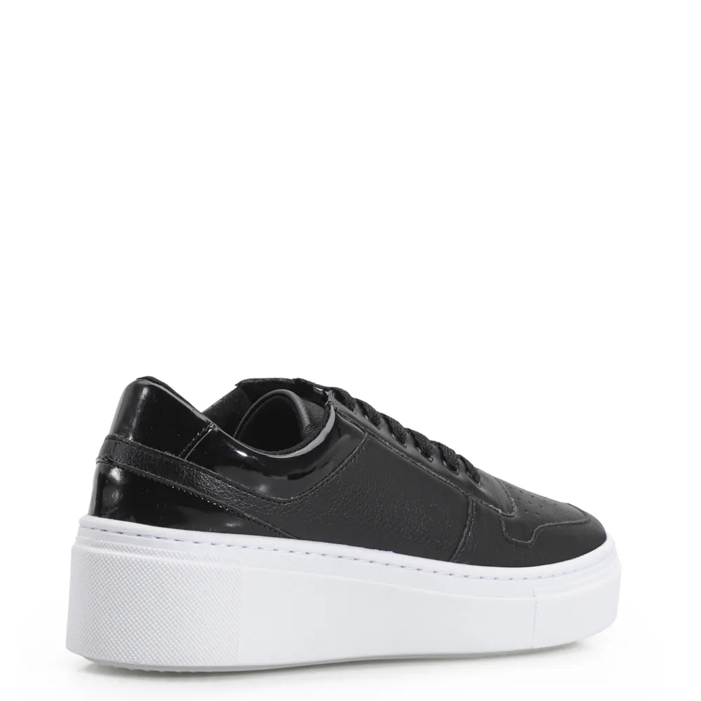 Tênis Flatform Alt Preto/Verniz Preto - imagem 3