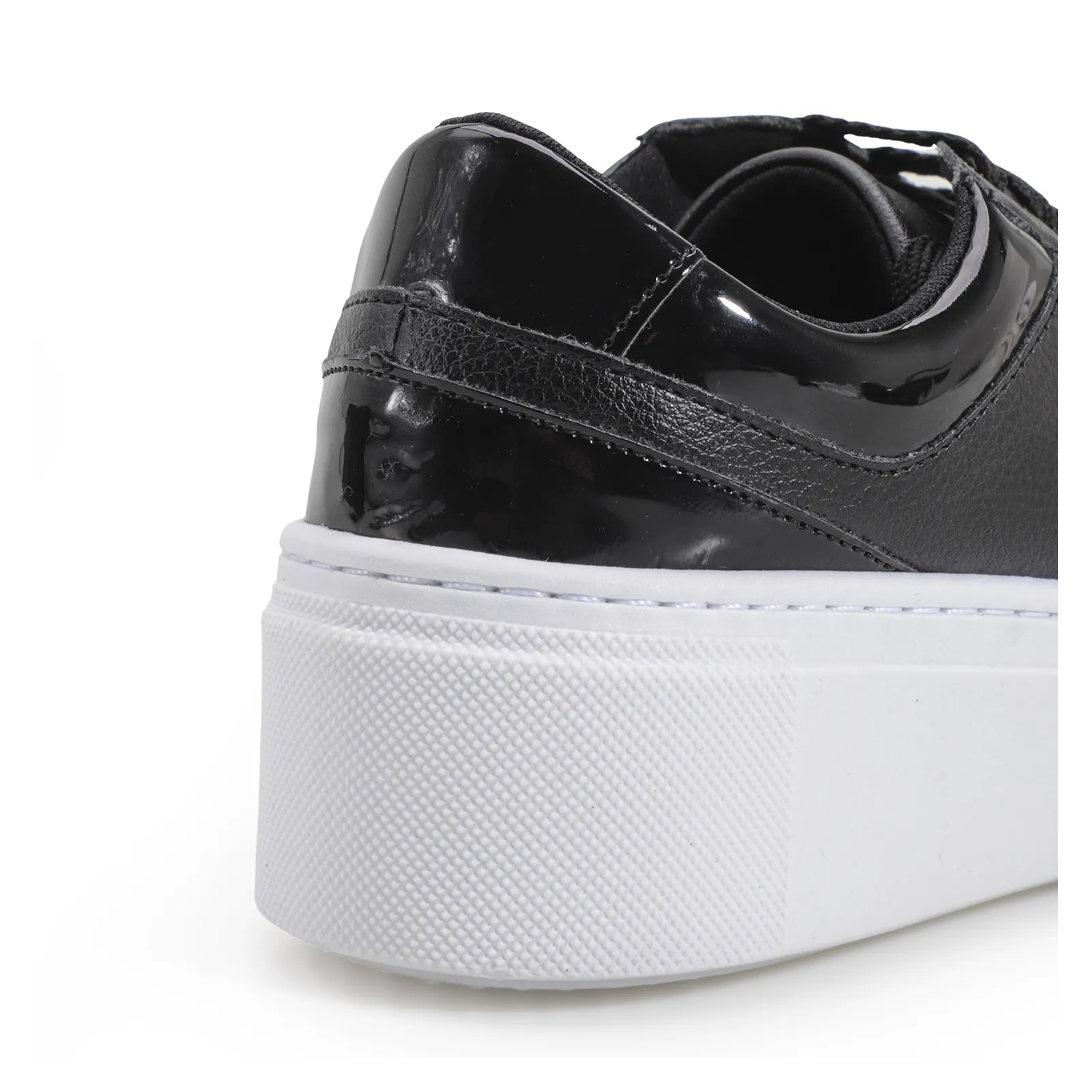 Tênis Flatform Alt Preto/Verniz Preto