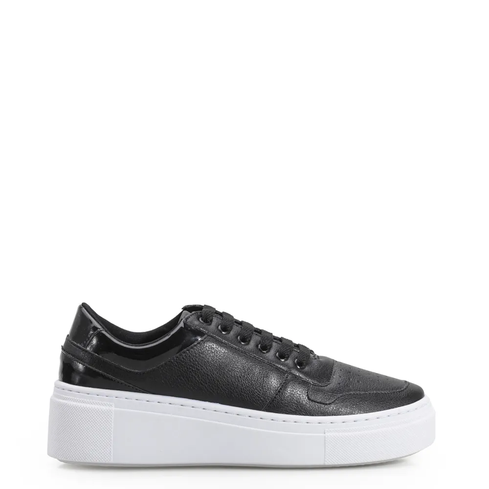 Tênis Flatform Alt Preto/Verniz Preto - imagem 2