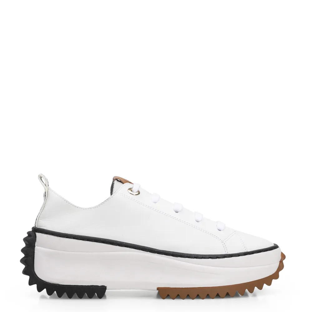 Tênis Flatform Couro Branco - imagem 3